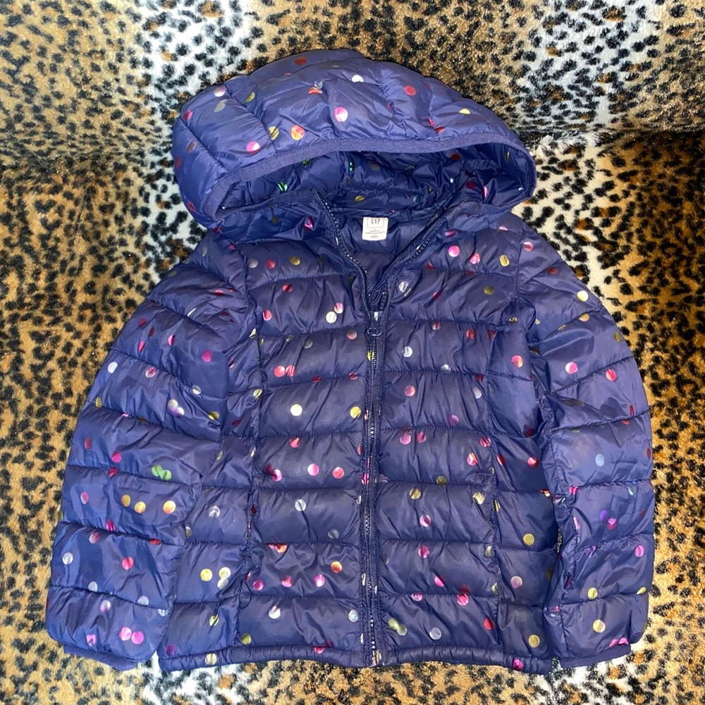 Baby Gap Girls Navy Puffer Jacket size 4t